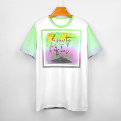 Redemption & Hope 01: Beauty From Ashes Ladies Designer Cotton T-shirt (2 styles)