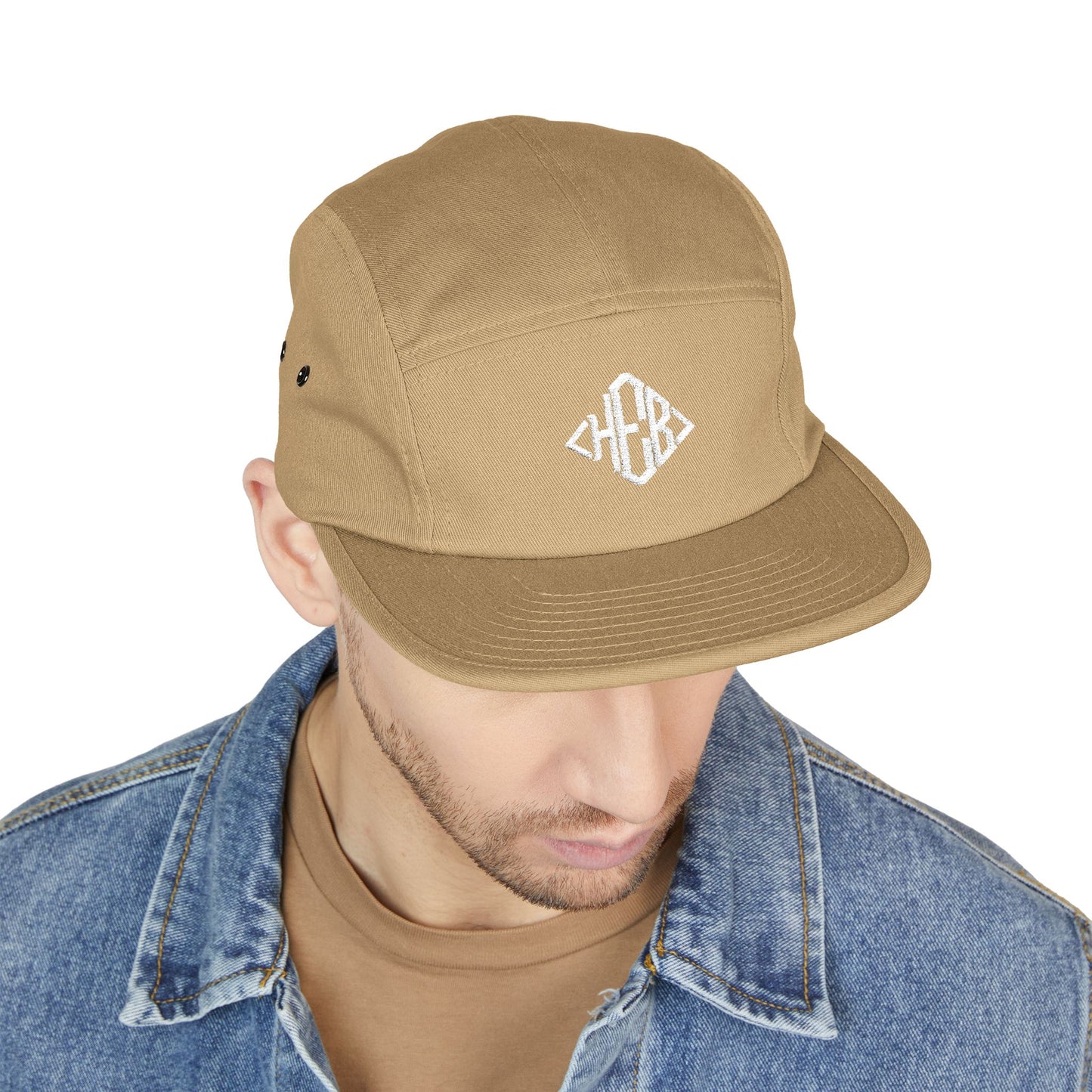 Hebrews 01-02 Designer Yupoong Embroidered 5 Panel Cap (6 colors)