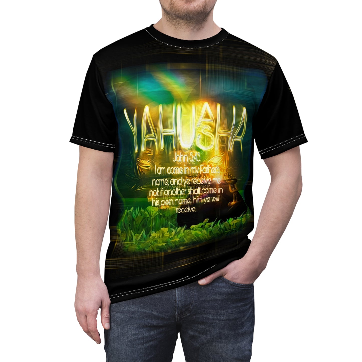 Yahuah Yahusha 03 Designer Unisex T-shirt