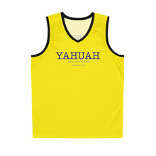 Cargar imagen en el visor de la galería, Yahuah-Name Above All Names 02-01 Designer Unisex Basketball Jersey
