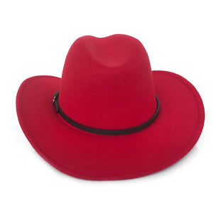 Tapered Woolen Vintage Denim Cowboy Hat (9 Colors)