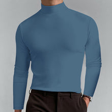 Load image into Gallery viewer, Mock Neck Slim Fit Long Sleeve Sweatshirt for Men (12 colors)