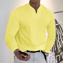 Cargar imagen en el visor de la galería, Men&#39;s Collarless Sweatshirt (11 colors)