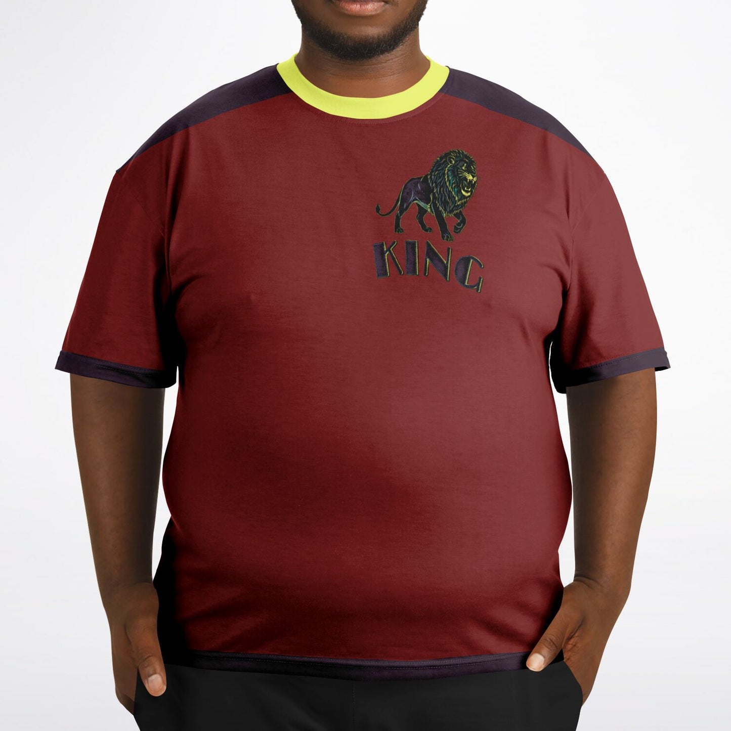 KING 01-02 Men's Designer Plus Size T-shirt