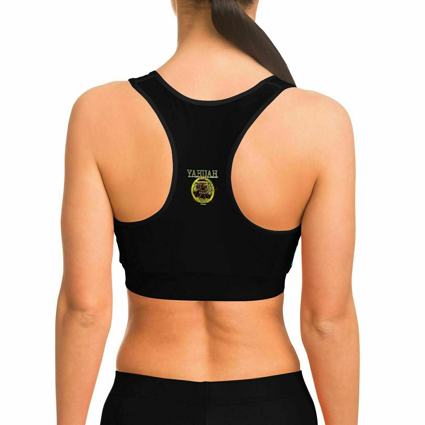 A-Team 01 Blue Designer Sports Bra