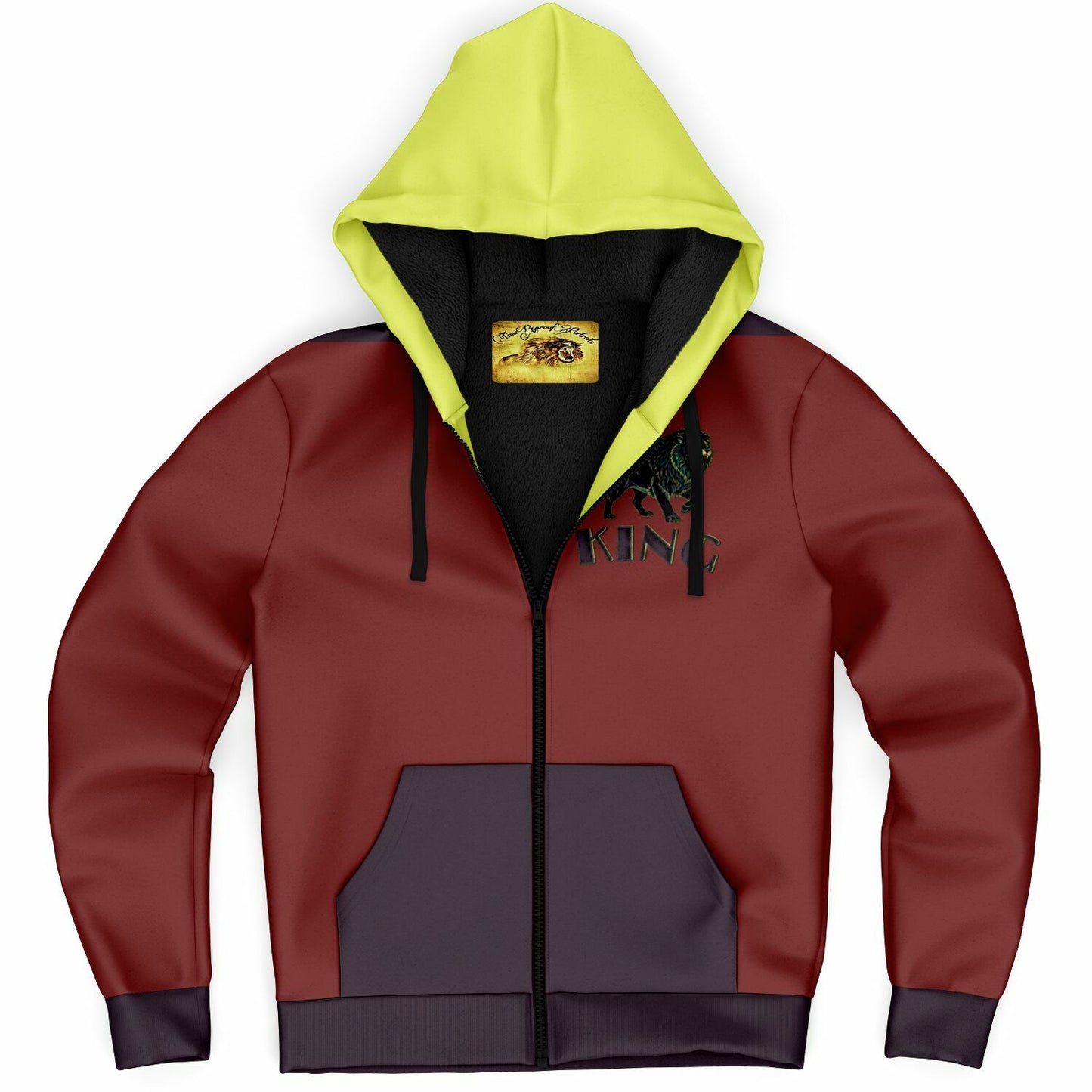 KING 01-02 Men's Designer Microfleece Zip Hoodie