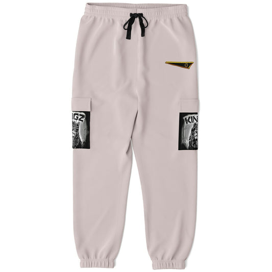 KINGZ 01-02 Men's Designer Athletic Cargo Sweatpants