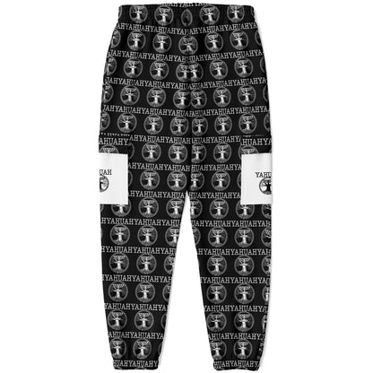 Yahuah: Tree of Life (02-05) - The Dualism Refined | Unisex Triblend Fleece Cargo Joggers