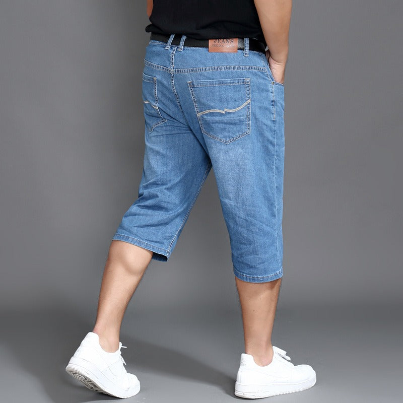 Men's Straight Leg Denim Shorts