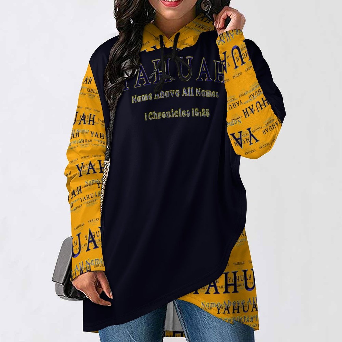 Yahuah-Name Above All Names 02-01 Designer Poncho Hoodie