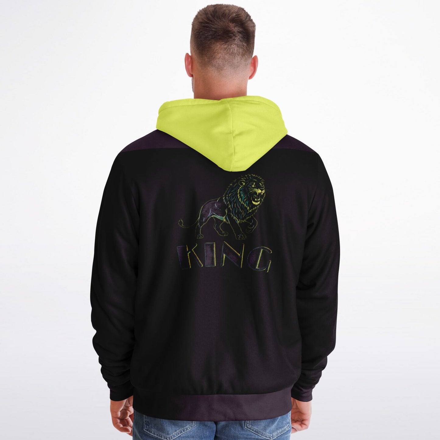 KING 01-01 Men's Designer Microfleece Zip Hoodie