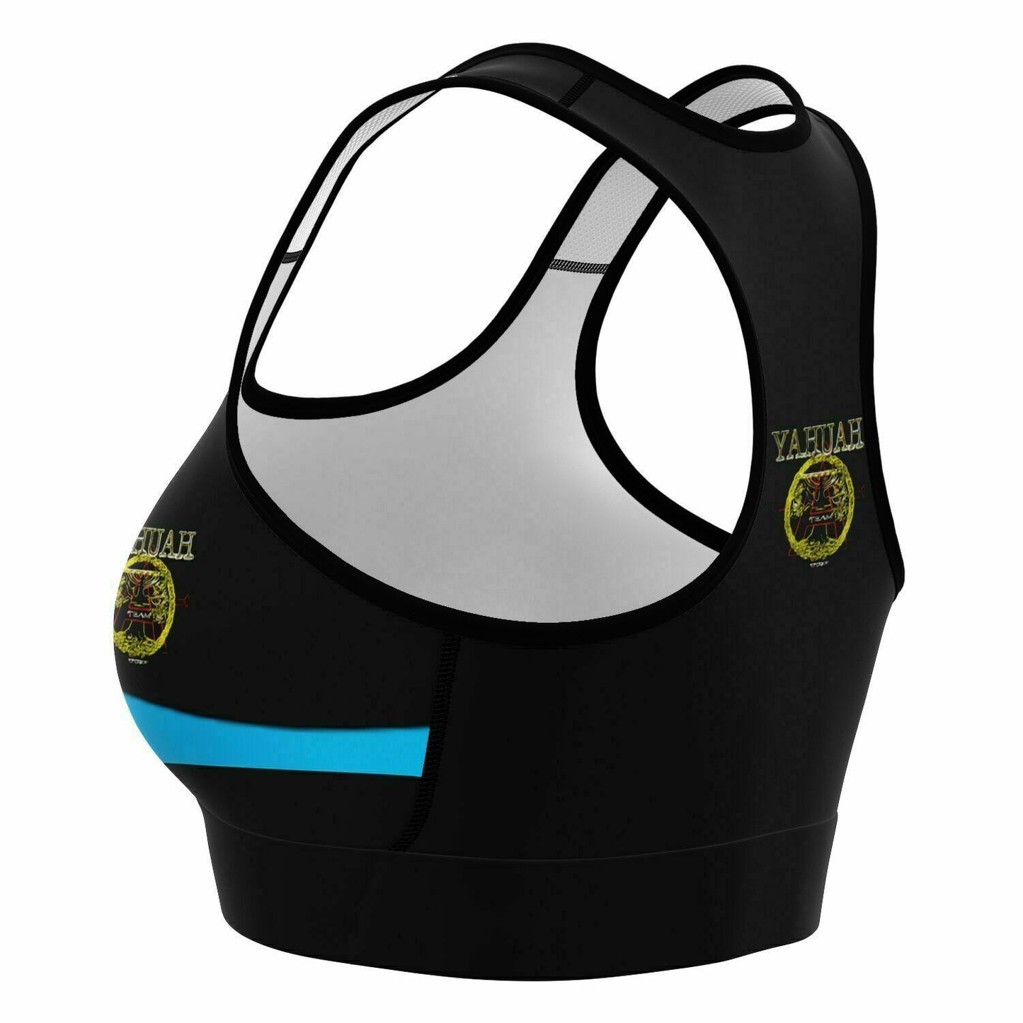 A-Team 01 Blue Designer Sports Bra