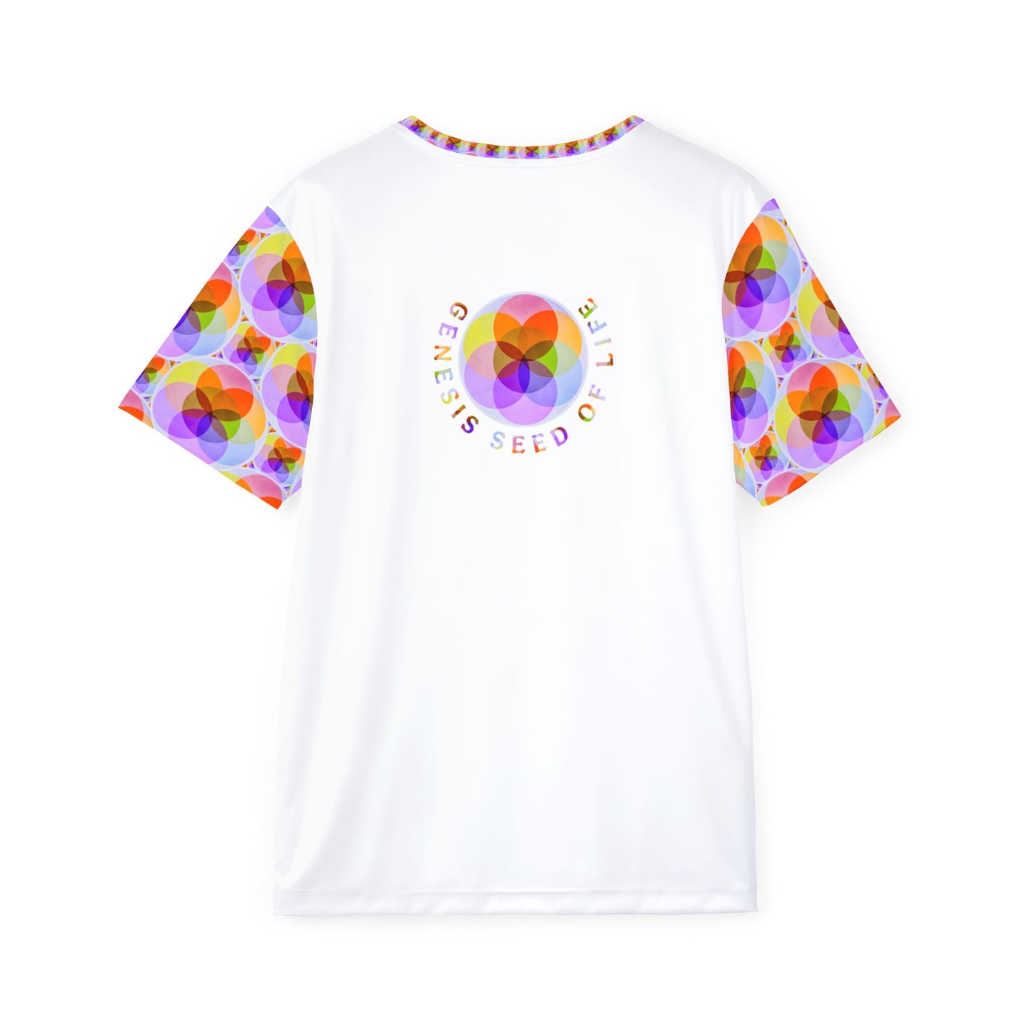 Sacred Geometry: Genesis Seed of Life 01-01 Men's Designer Jersey T-shirt