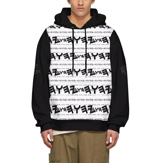 Most High God - Yahuah 01-01 White Men's Designer Pullover Hoodie