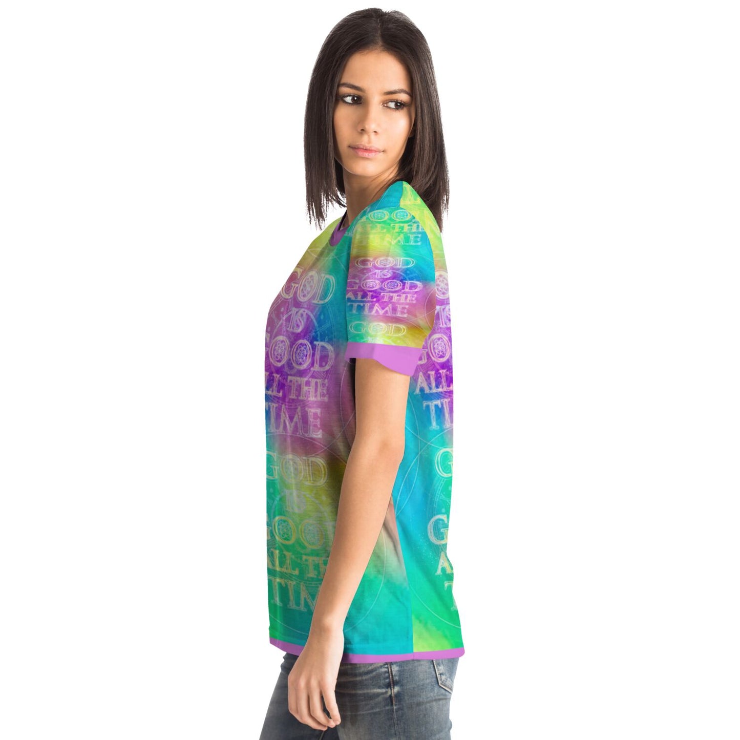 Chroma-Shift Art-to-Wear: God is Good All The Time 01-02 Women's T-shirt