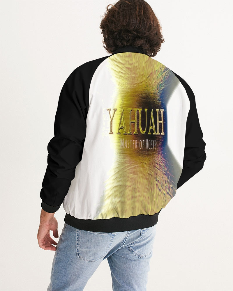 Yahuah-Master of Hosts 02-02 Men's Designer Bomber Jacket