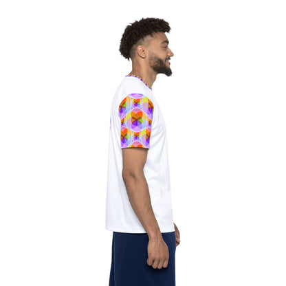 Sacred Geometry: Genesis Seed of Life 01-01 Men's Designer Jersey T-shirt