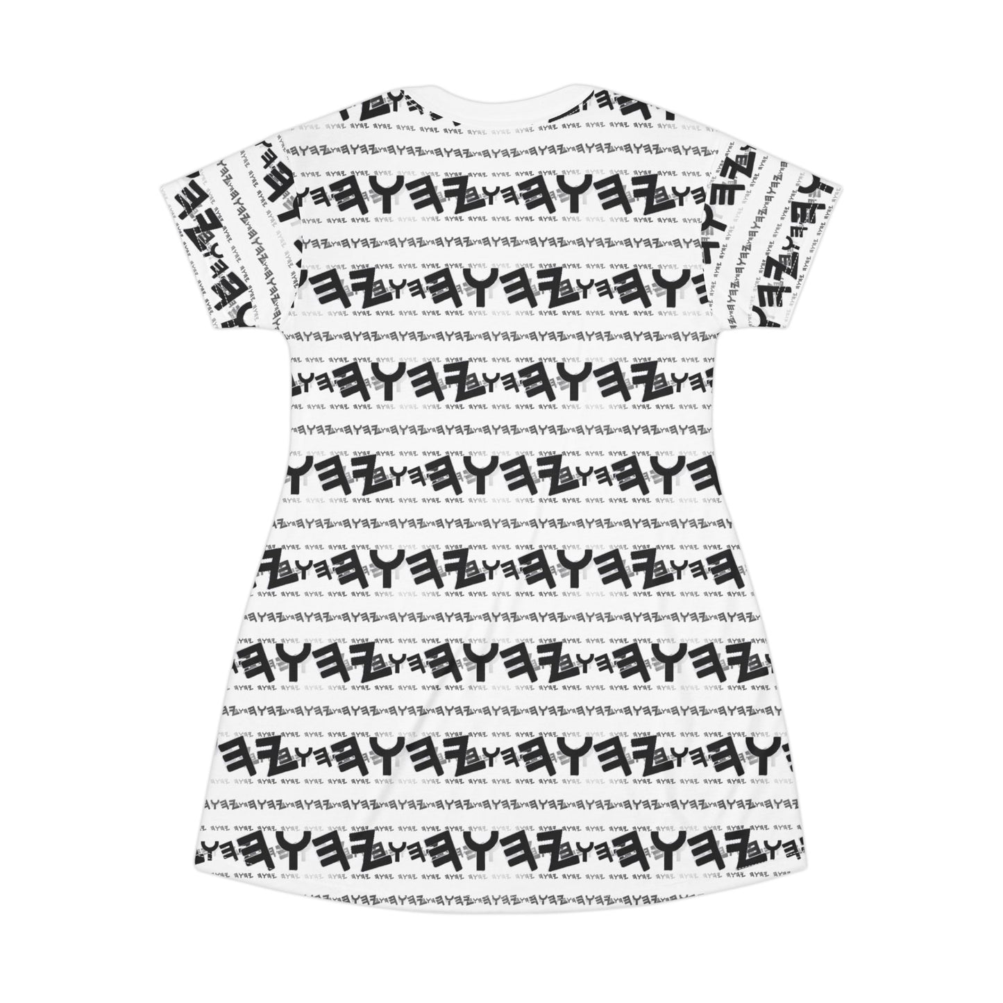 Most High God - Yahuah 01-01 White Designer T-shirt Dress