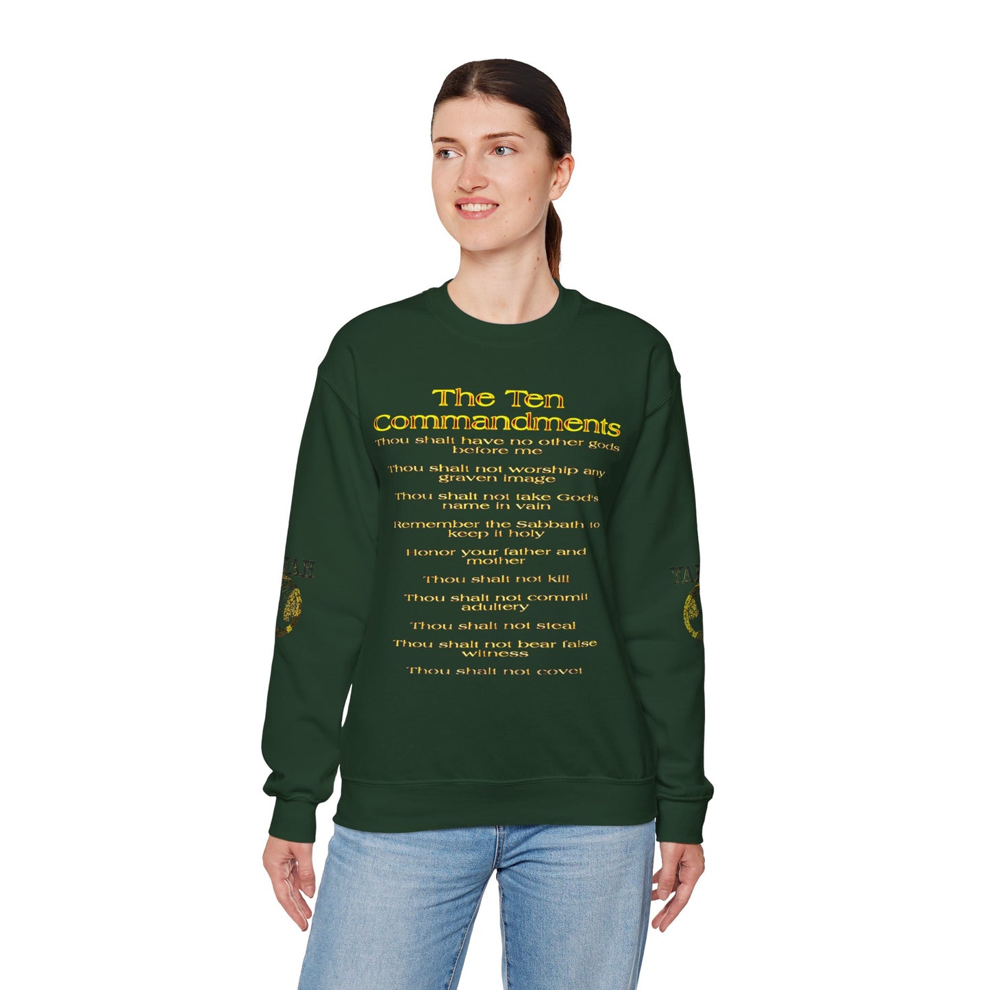 The Ten Commandments 01 Designer Gildan Unisex Heavy Blend Sweatshirt (6 colors)