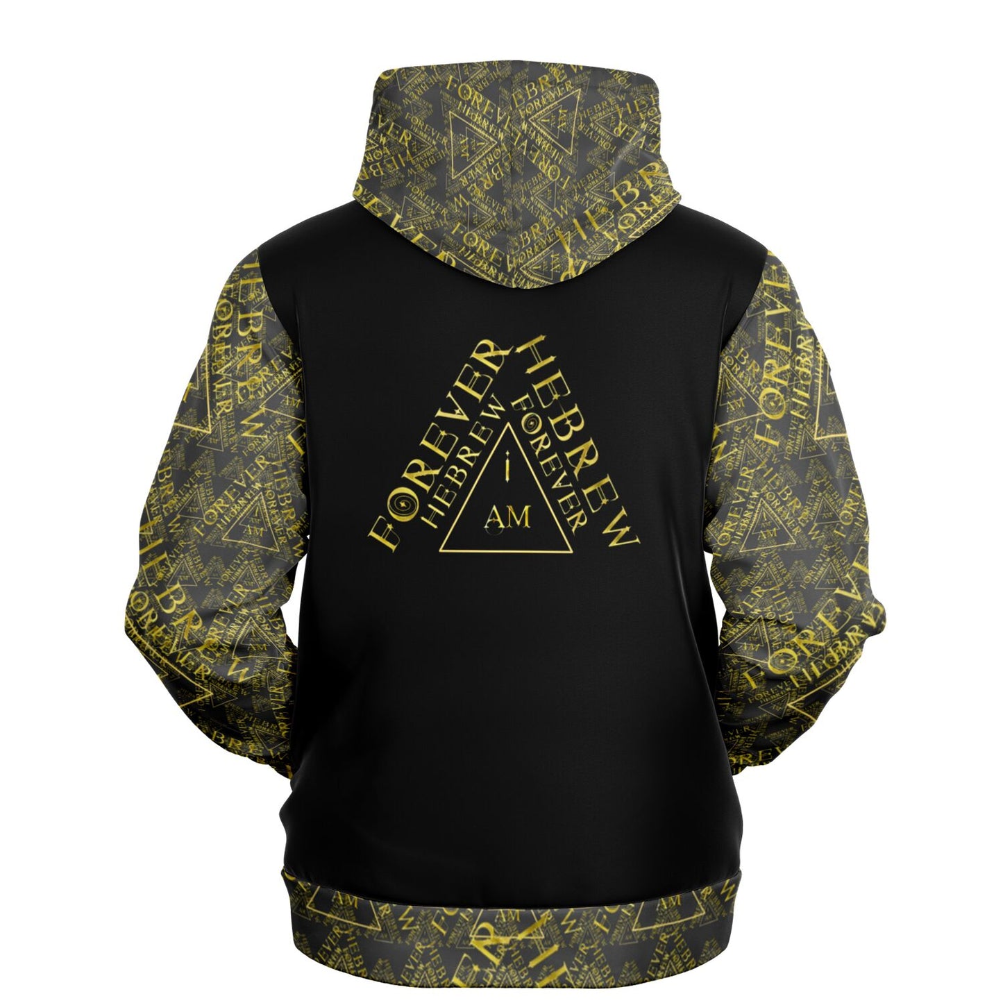 I AM HEBREW 03-01 Designer Triblend Fleece Lined Unisex Hoodie