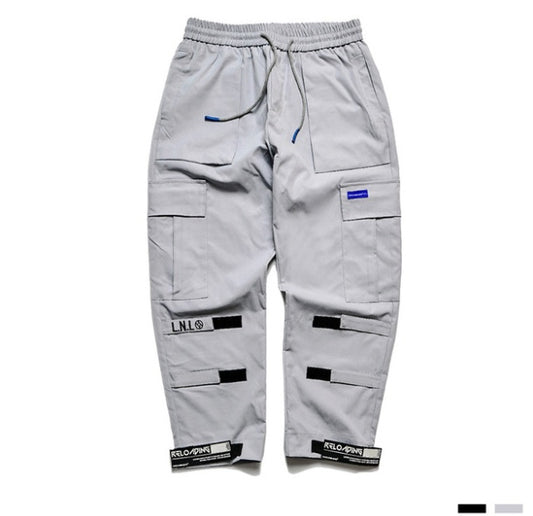 VantageGo "LOCKANDLOAD" Men's Cargo Joggers (Grey/Black)