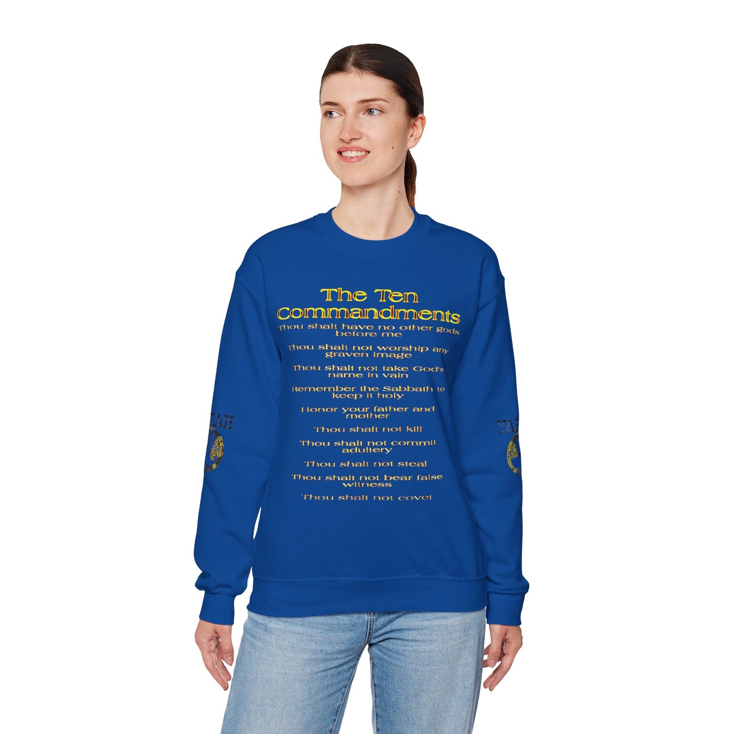 The Ten Commandments 01 Designer Gildan Unisex Heavy Blend Sweatshirt (6 colors)