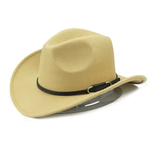 Load image into Gallery viewer, Tapered Woolen Vintage Denim Cowboy Hat (9 Colors)