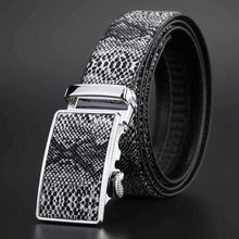 Load image into Gallery viewer, Genuine Leather Automatic Buckle Belt for Men