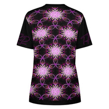 Cargar imagen en el visor de la galería, Geometrical Design Apparel 01-01 Ladies Designer Cotton T-shirt