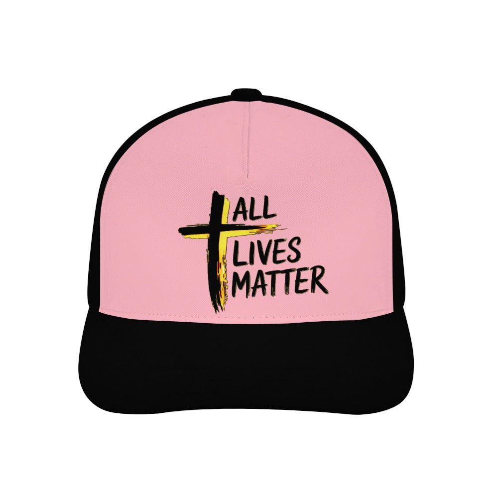 Outspoken Designs 04-01 "All Lives Matter" Designer Curved Brim Baseball Cap (8 colors)