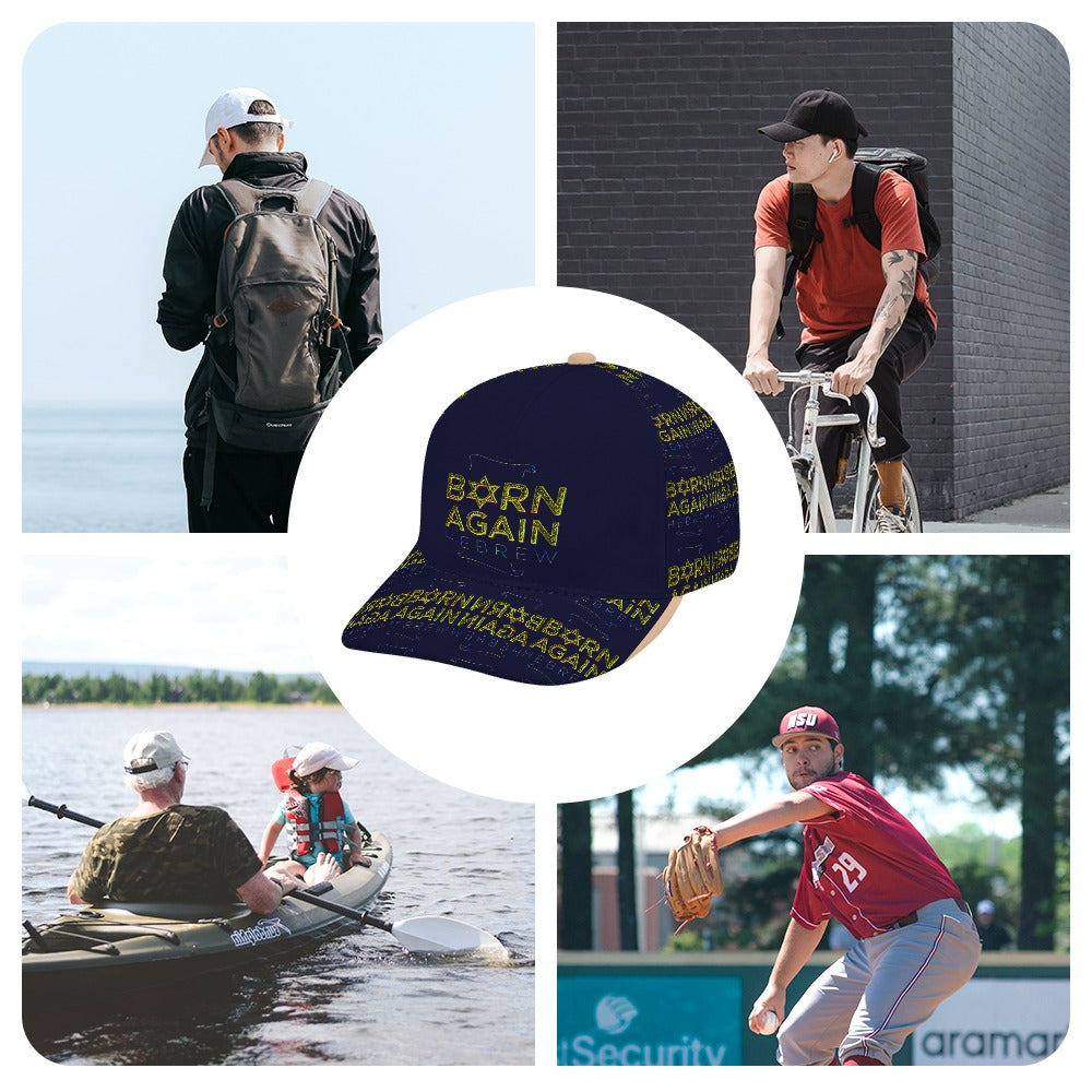Born Again Hebrew 01-01 Designer Baseball Cap (4 styles)