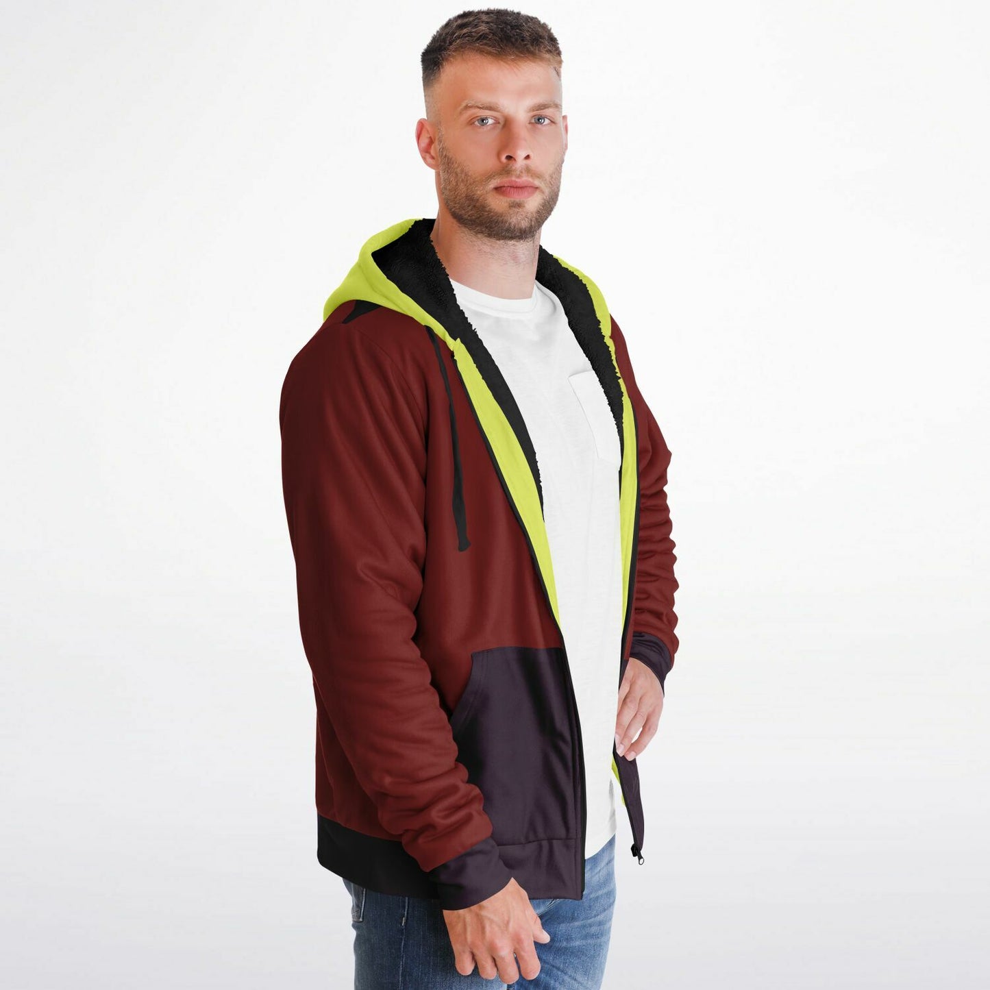 KING 01-02 Men's Designer Microfleece Zip Hoodie