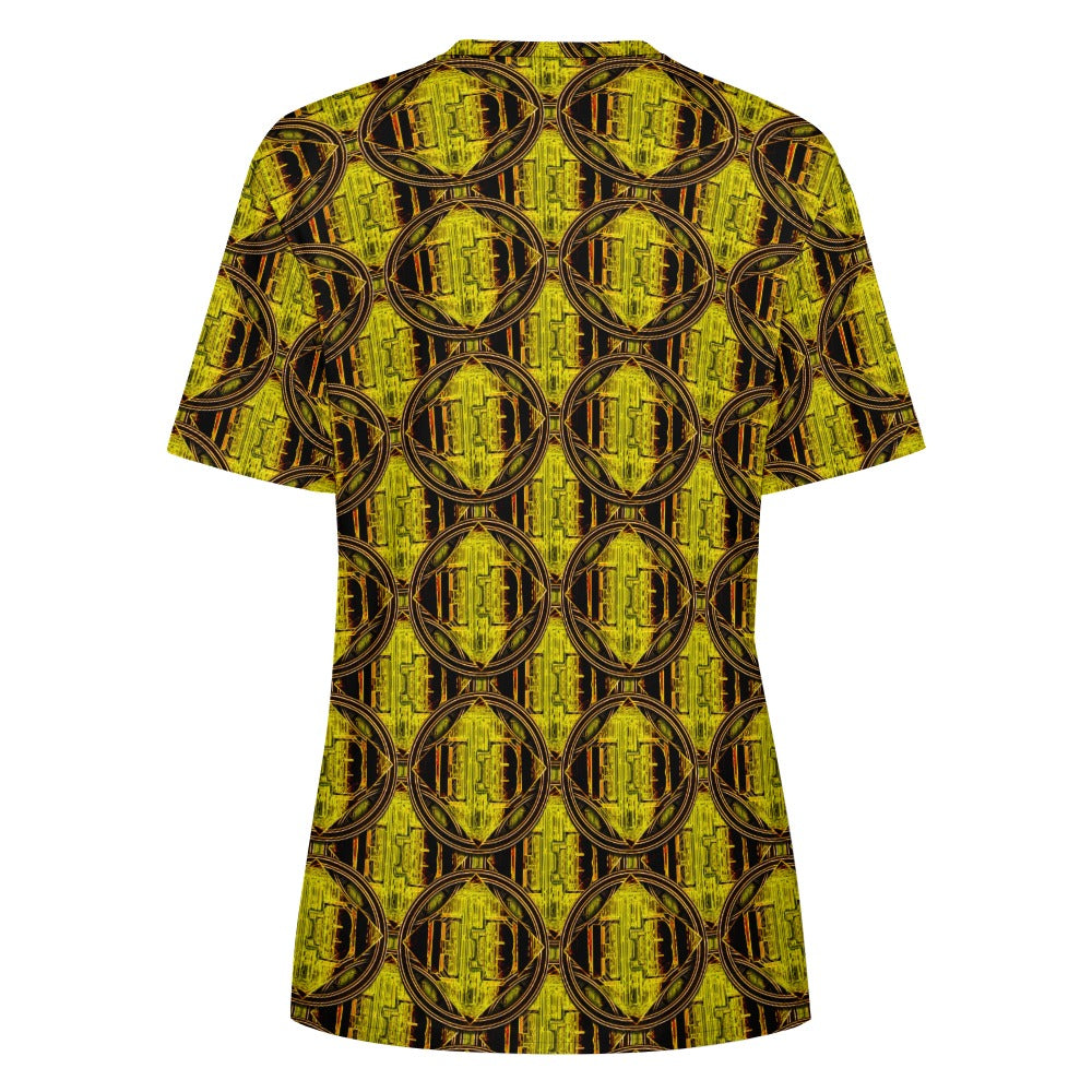 Hebrew World 02-01 Ladies Designer Cotton T-shirt (5 colors)