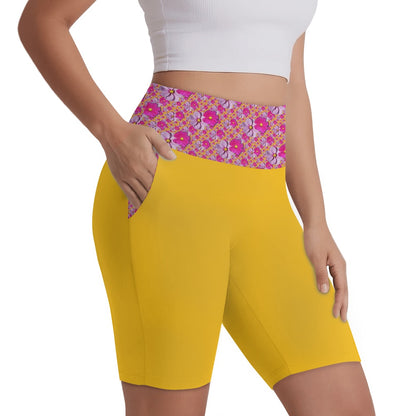 TRP Floral Print 05: Garden Cosmos Designer Sports Shorts