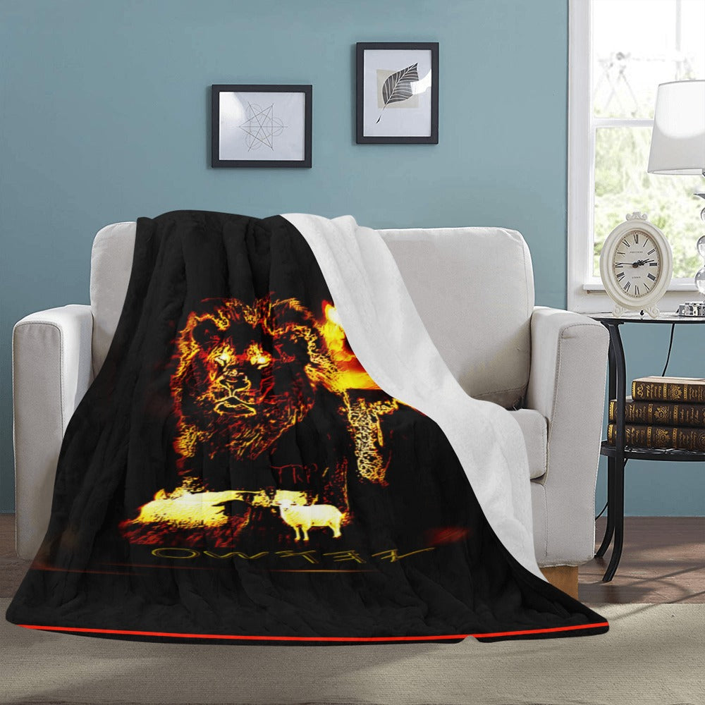 Prince of Peace 01-01 Ultra-Soft Micro Fleece Throw Blanket, 5 ft. (W) x 6.6ft. (L)