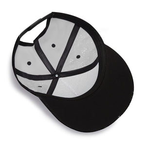 Yahuah Logo 01-01 Designer Flat Brim Baseball Cap