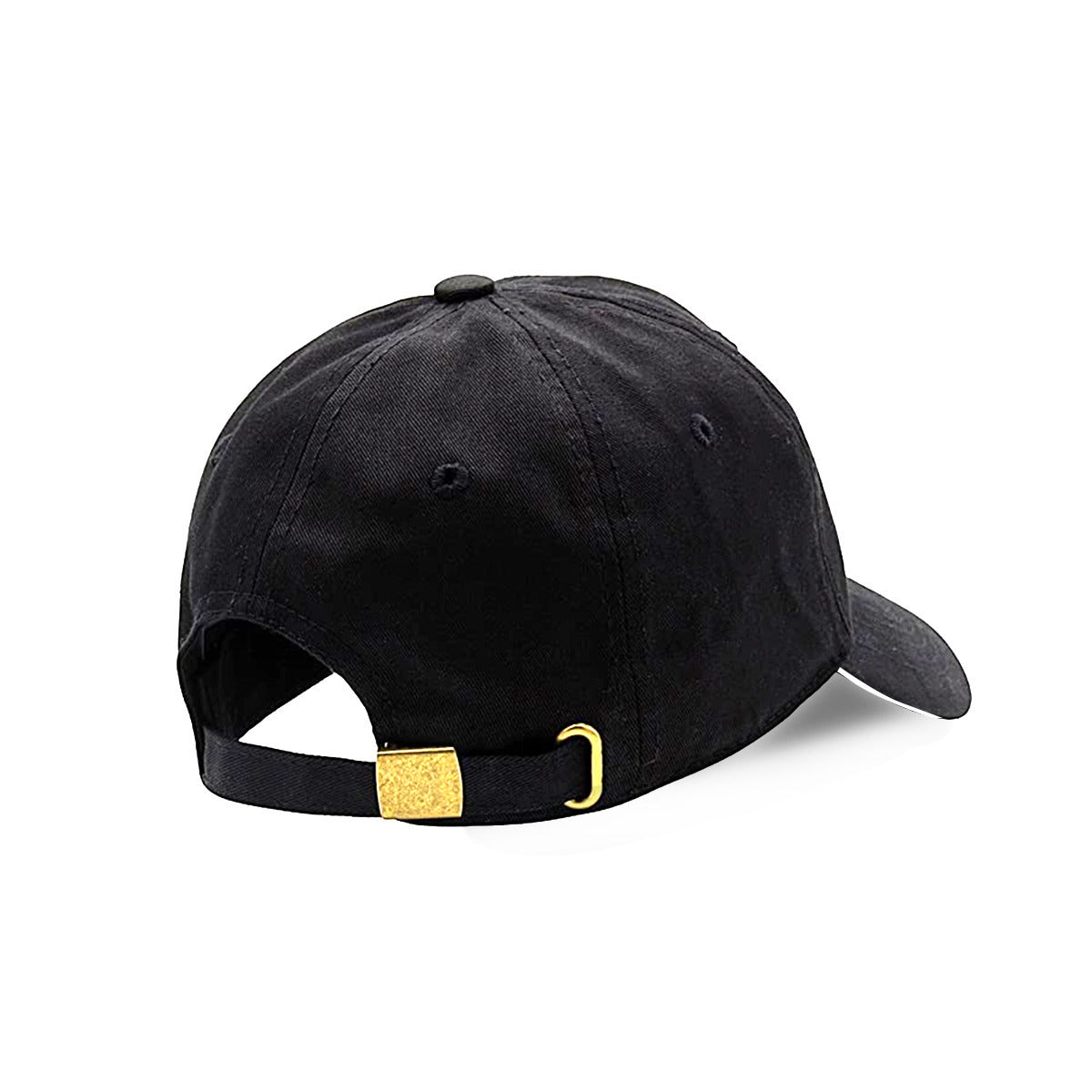 A-Team 02-01 Men's Designer Solid Black Curved Brim Baseball Cap