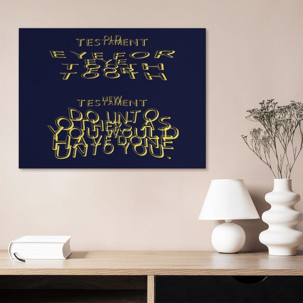 Commandment Keepers 02-02 Canvas Print, 18x24 inches, 2 colors