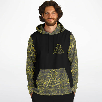 I AM HEBREW 03-01 Designer Triblend Fleece Lined Unisex Hoodie