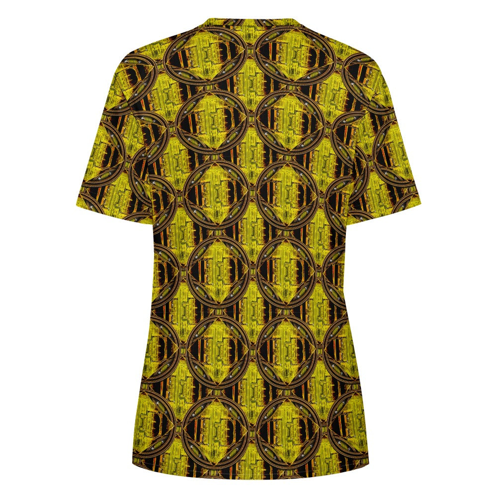 Hebrew World 02-01 Ladies Designer Cotton T-shirt (5 colors)