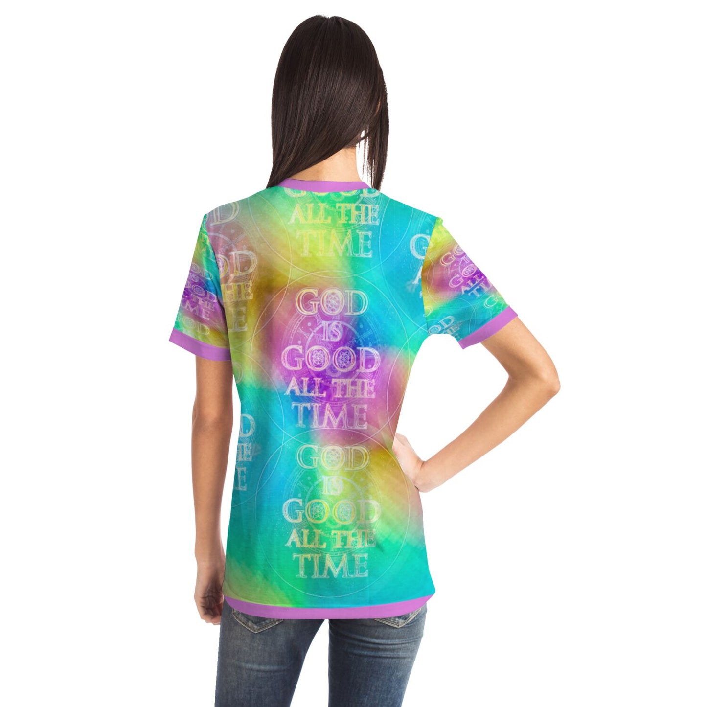 Chroma-Shift Art-to-Wear: God is Good All The Time 01-02 Women's T-shirt