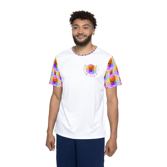 Sacred Geometry: Genesis Seed of Life 01-01 Men's Designer Jersey T-shirt