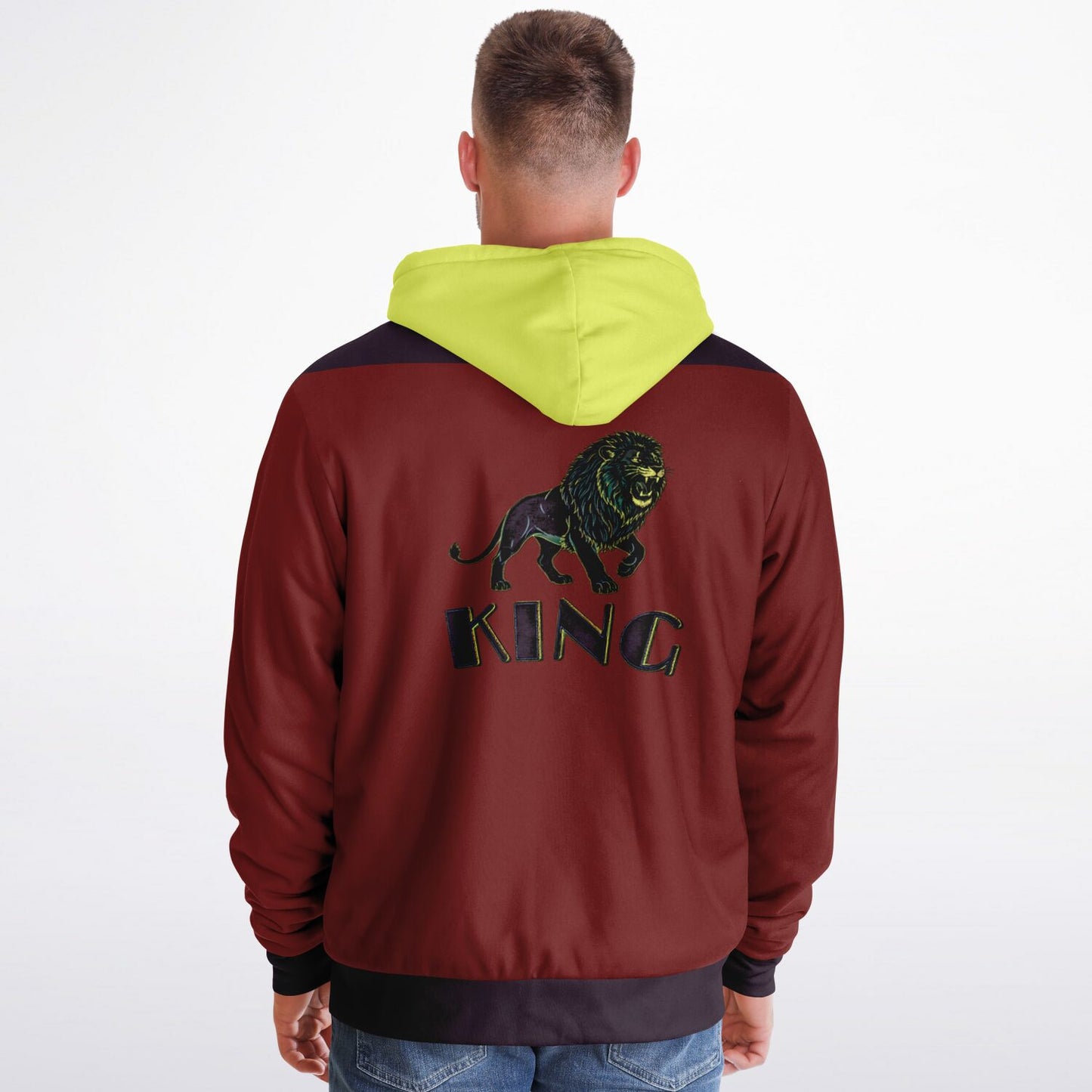 KING 01-02 Men's Designer Microfleece Zip Hoodie