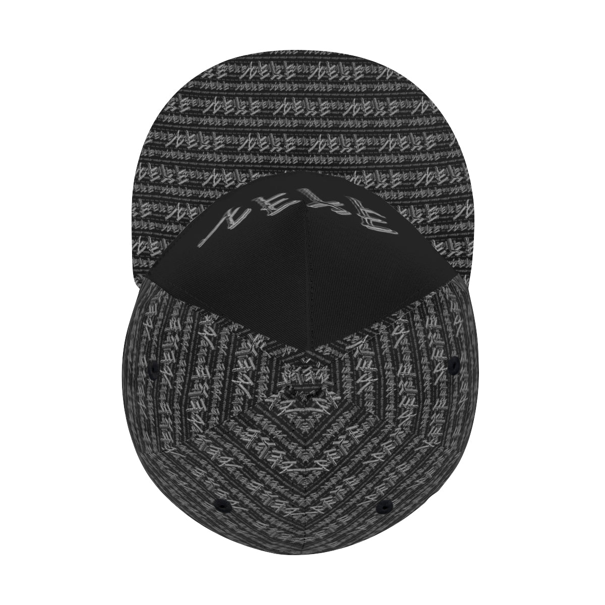 Yahuah Logo 01-02 Designer Flat Brim Baseball Cap