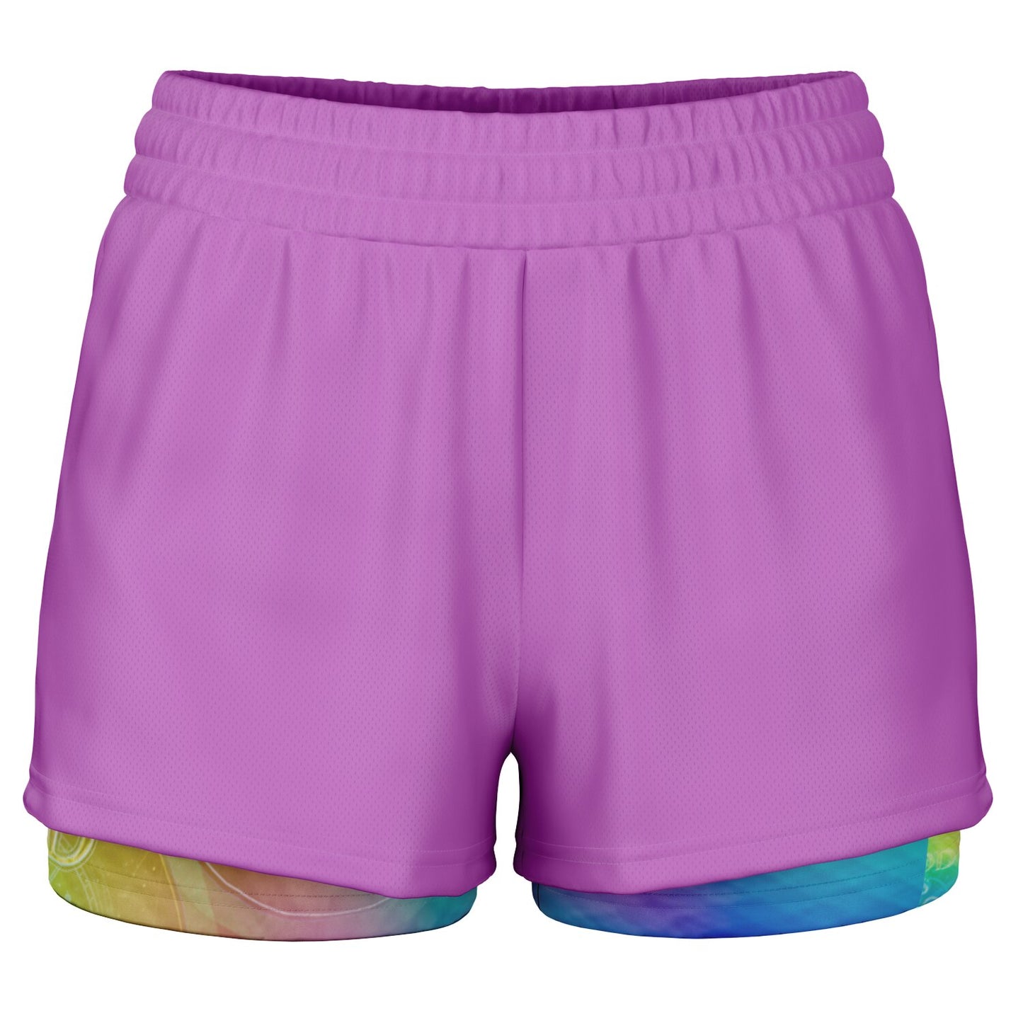 Chroma-Shift Art-to-Wear: God is Good All The Time 01-02 Women's Running Shorts