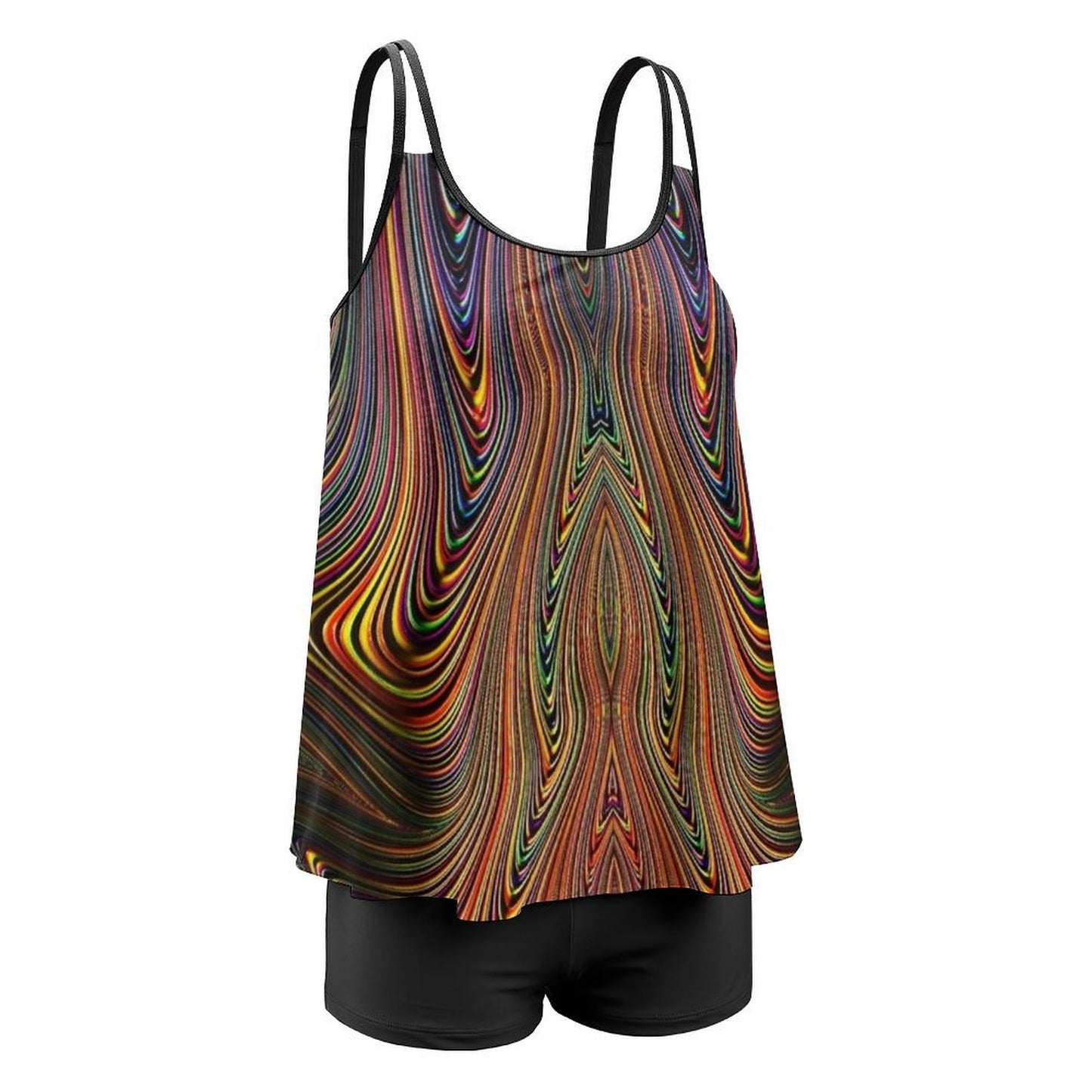 Colorful Creations by KTJ 01-01 Designer Plus Size Tankini