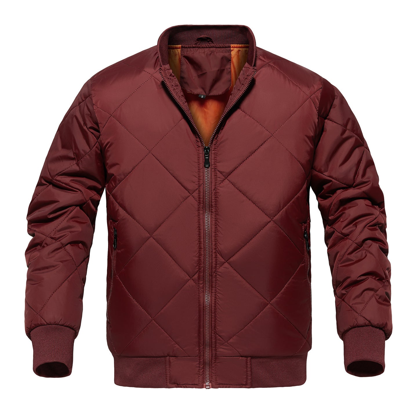 Thickened Solid Color Male Bomber Jacket (5 colors)