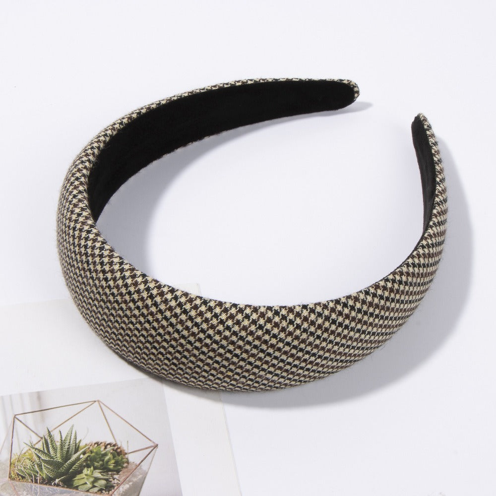 Vintage Lattice Sponge Headband (18 colors)