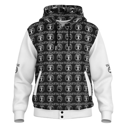 Yahuah: Tree of Life (02-05) - The Dualism Refined | Heavyweight Hooded Varsity Jacket
