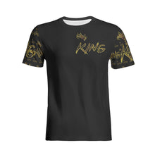 Cargar imagen en el visor de la galería, KING 01-01 Men&#39;s Designer Cotton T-shirt